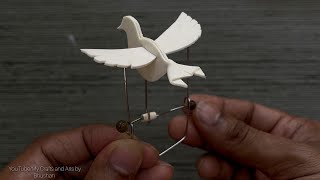 DIY Handmade flying Bird automaton