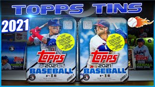 2021 Topps Series 1 Retail Tin Break! (x2) EXCLUSIVE Chrome Baseball Cards!