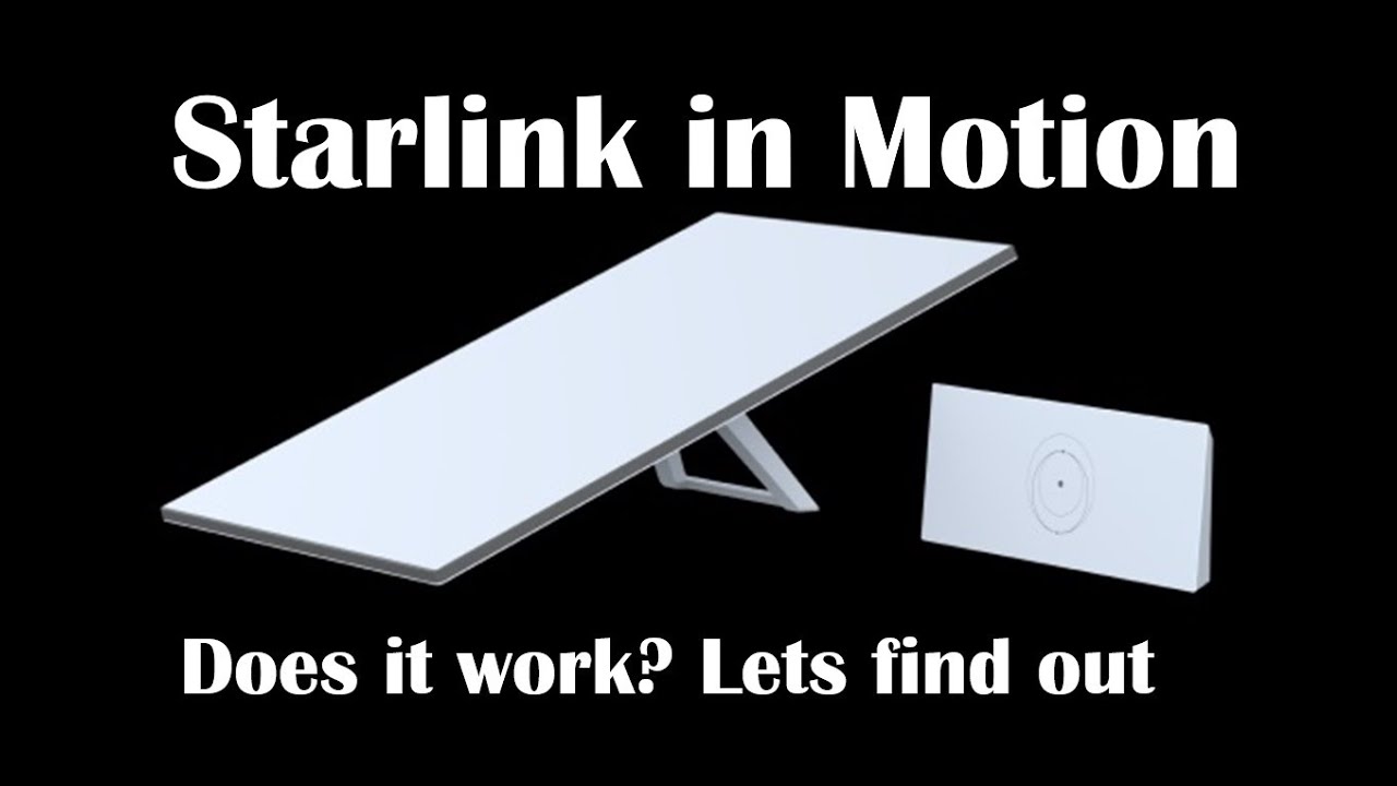 Starlink in Motion. Full install and Test - YouTube