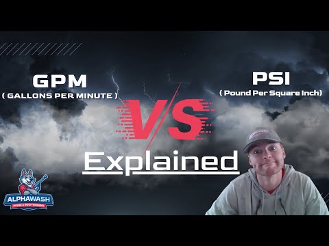 Difference in GPM and PSI for Pressure Washer⁉️ EXPLAINED❗️