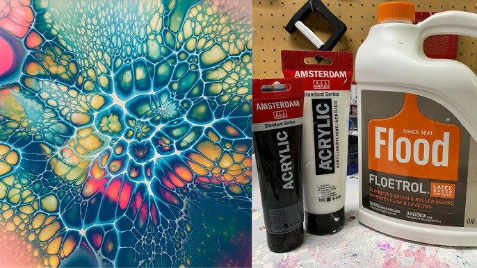 707 Acrylic Fluid Art Bloom ~ Zinsser (Canadian) & (American) Flood Floetrol  CA 