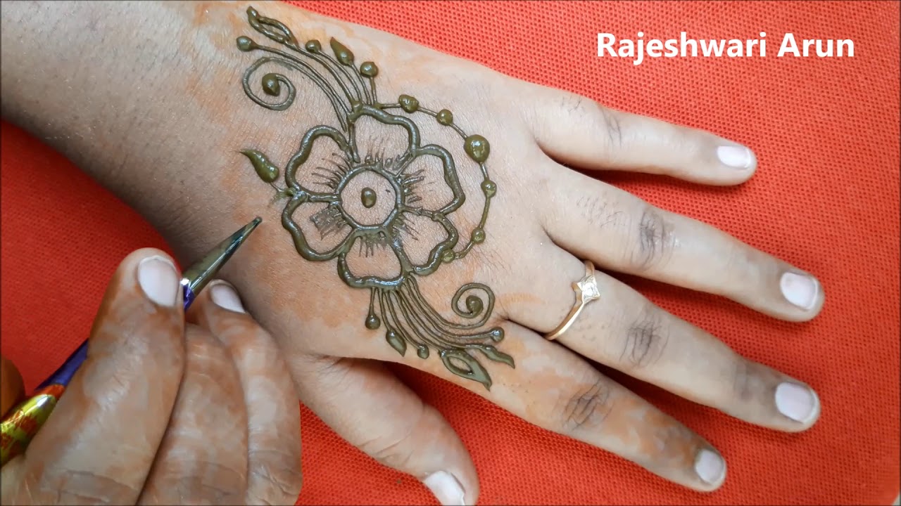 Easy Latest Mehndi Designs For Hands For Diwali 2018 Simple