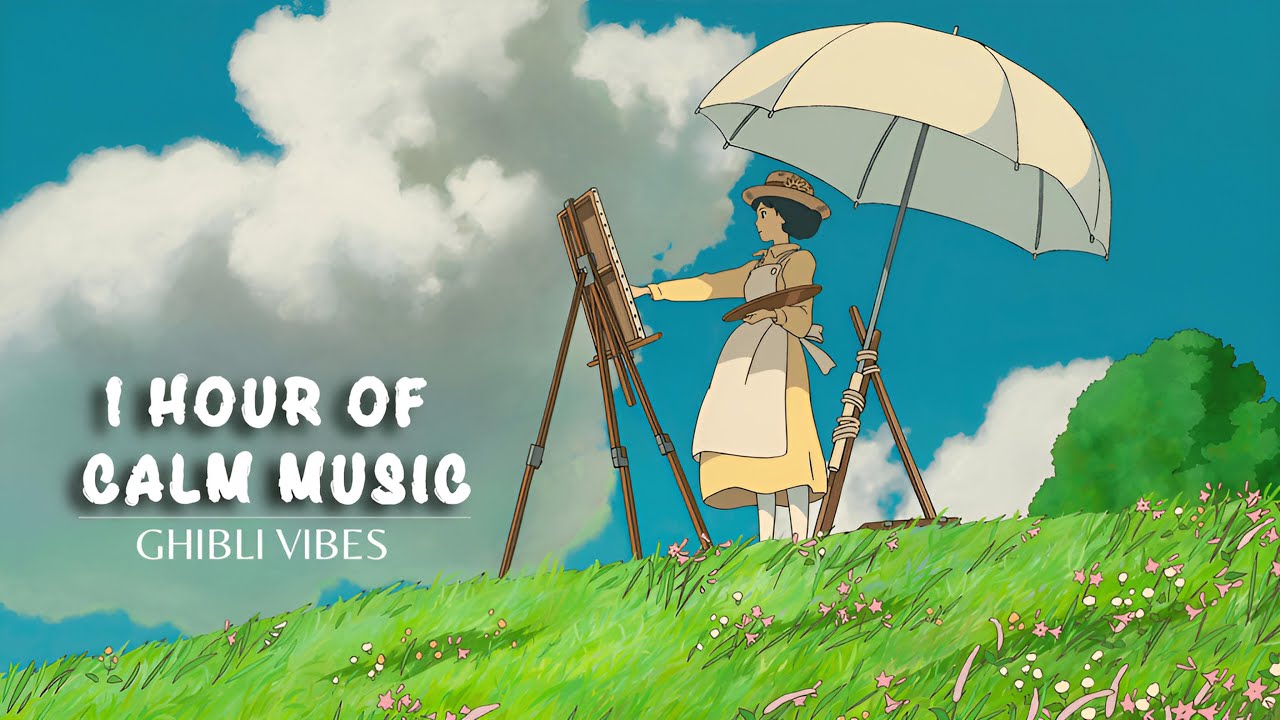 [1 HOUR] Calm Studio Ghibli Vibes – Relax, Study & Sleep