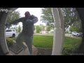 Man caught on camera trying to kick down door of northwest Charlotte home