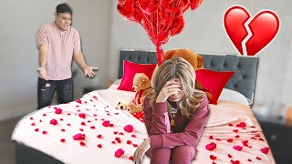 I Surprised My Girlfriend for Valentine&#39;s Day... *BACKFIRES*