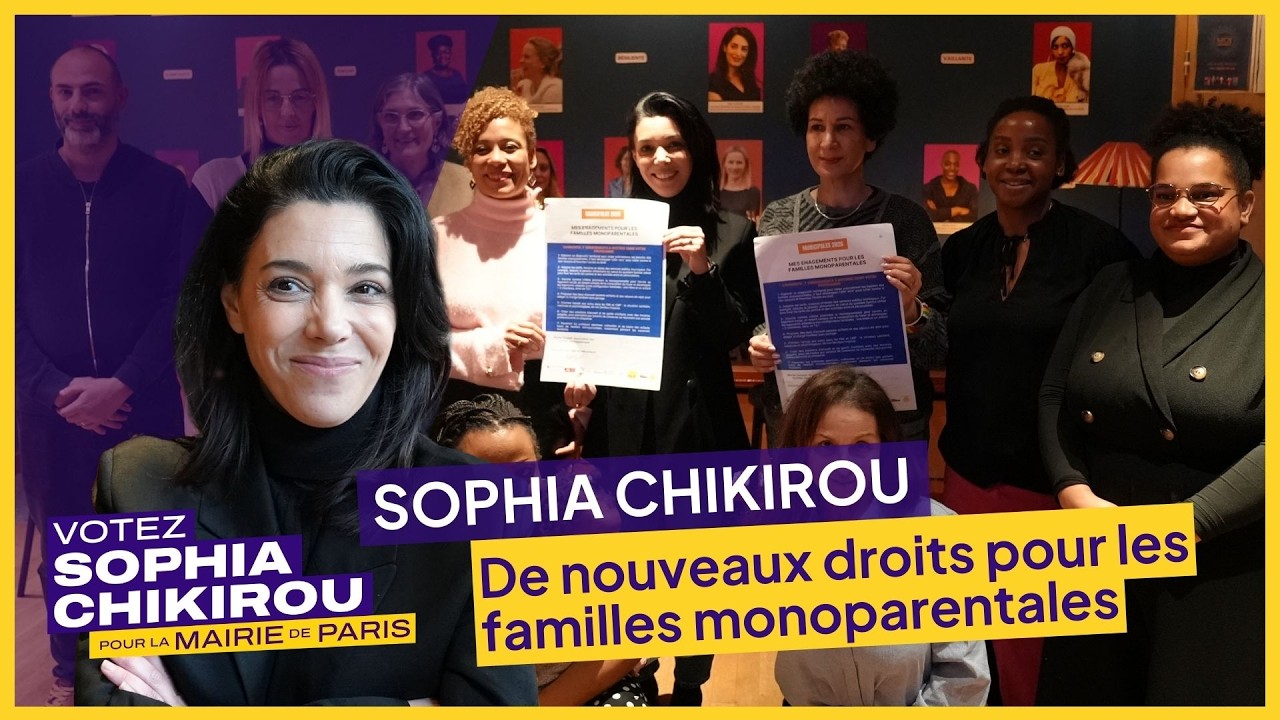 Sophia Chikirou s'engage à soutenir les familles monoparentales