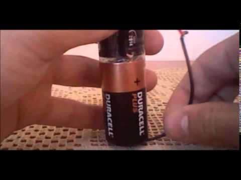 Turn on a bulb with a 3v battery