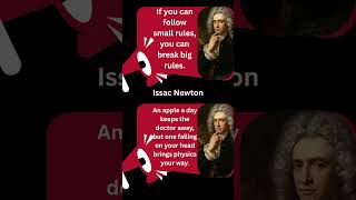 an apple a day keeps the doctor away. #shorts #quotes #isaacnewton  #motivation #history #facts