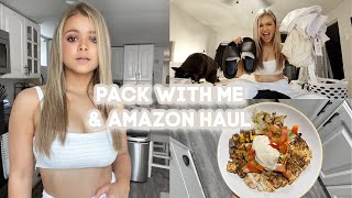 Amazon Clothing Haul, Pack With Me For Texas, New Hair Details & Chipotle Chicken Bowls