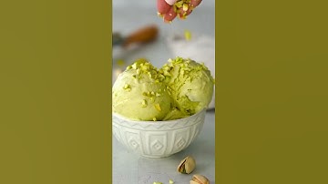Vegan Pistachio Ice Cream 🍨 With just 6 main ingredients!
