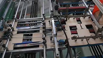 Boxes window patching machine