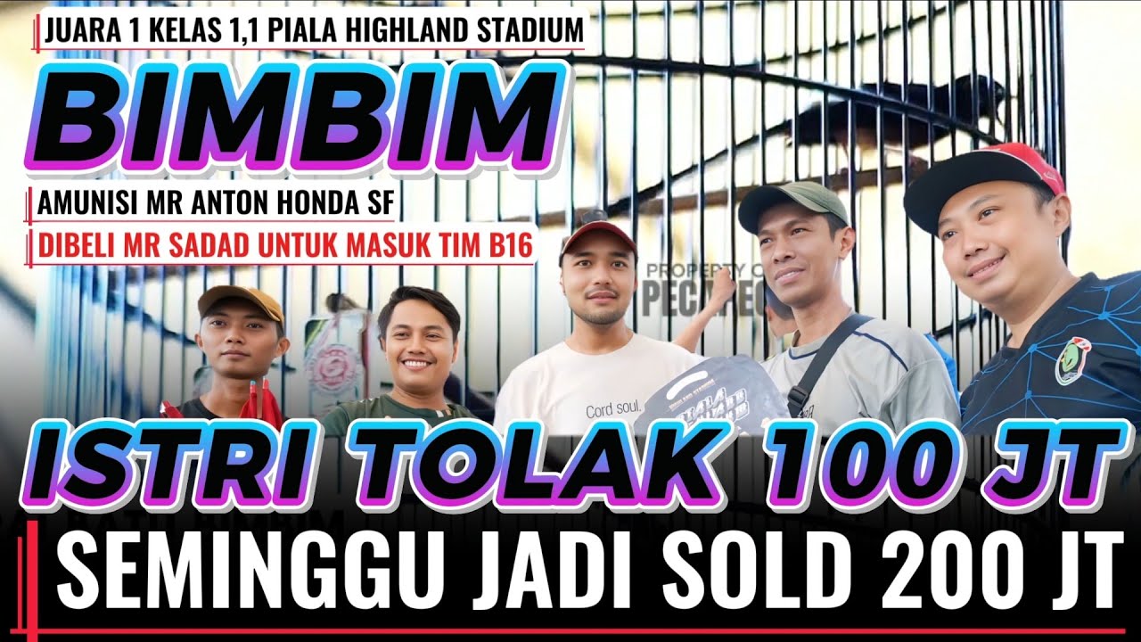ISTRI TOLAK TAWARAN RP 100 JUTA, MURAI BIMBIM LANGSUNG SOLD RP 200 JUTA DI PIALA HIGHLAND STADIUM