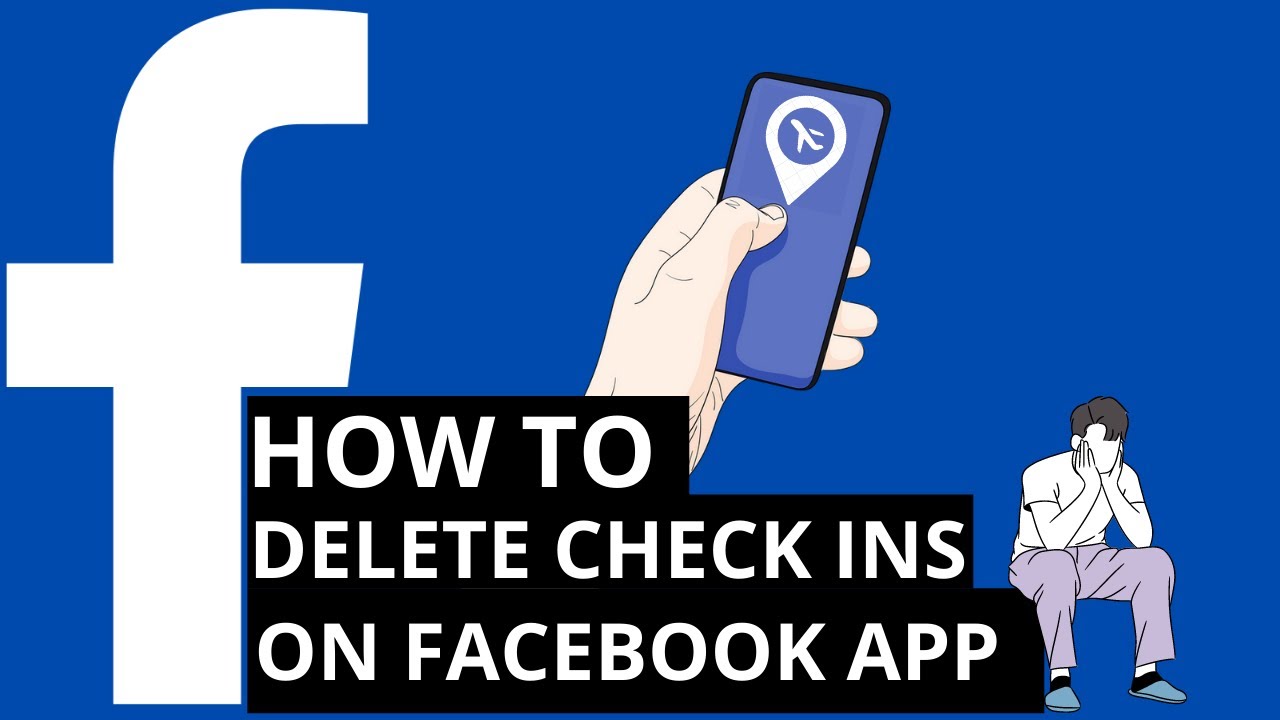 How to delete check in place on facebook
