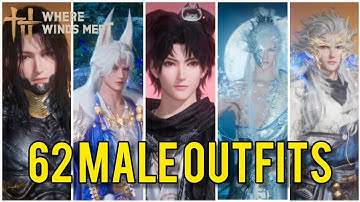 Where Winds Meet ALL UPCOMING MALE OUTFITS SHOWCASE 