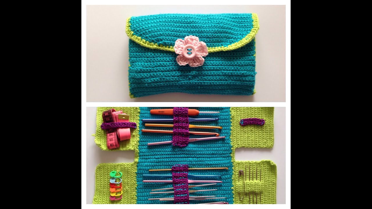 CC How to crochet hook case 