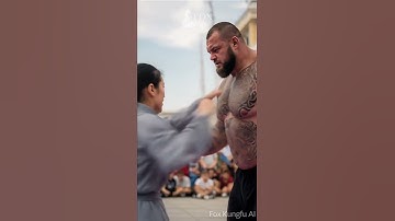 Kung Fu Master vs Giant: Can Skill Beat Strength? | Fox Kung Fu AI