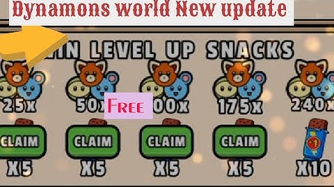 Dynamons world New update ,Free snacks. Add New emotions #dynamonsworld #video #dynamonsworldgaming