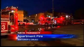 garbage disposal starts apartment fire