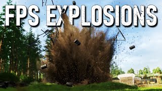 FPS Explosions Compared ! Battlefield, COD, Etc..