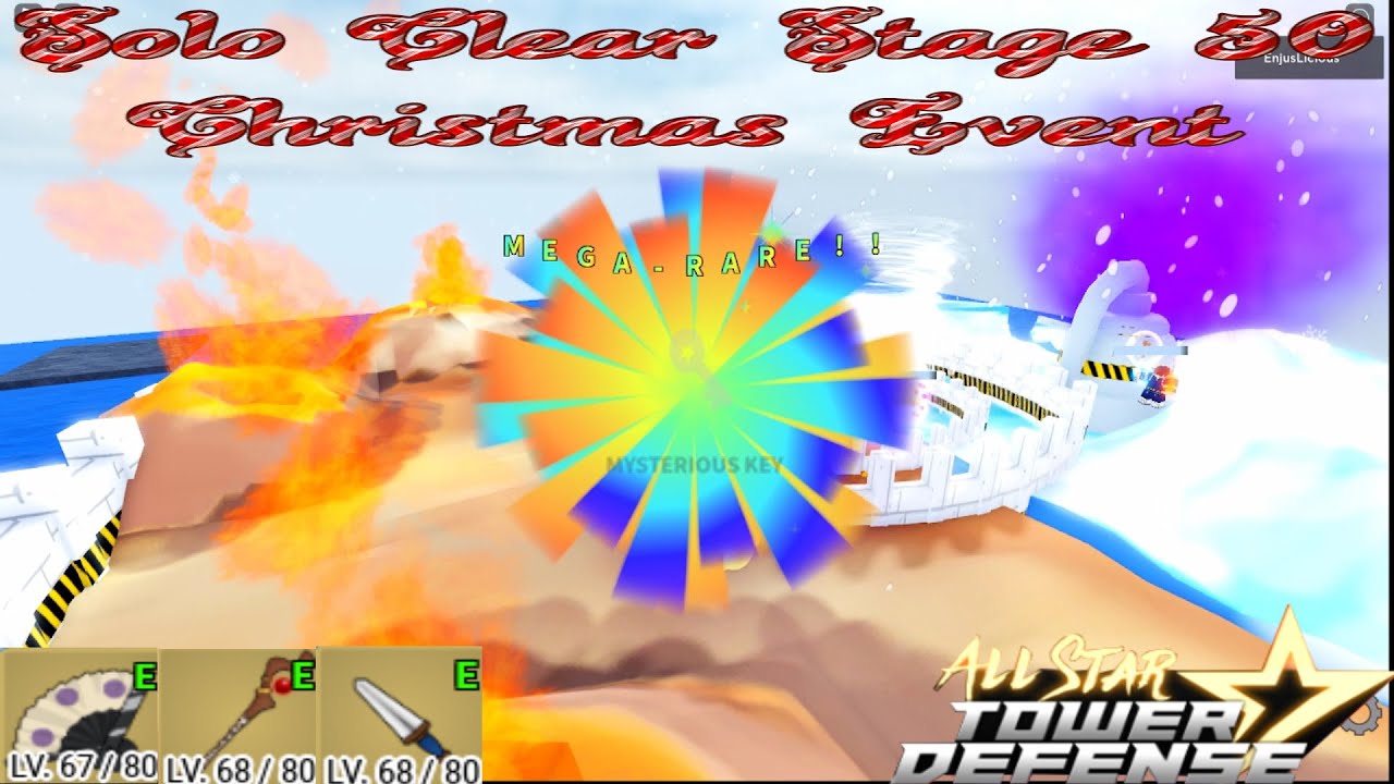 All Star Tower Defense Indonesia : Solo Clear Stage 50 In Christmas Event