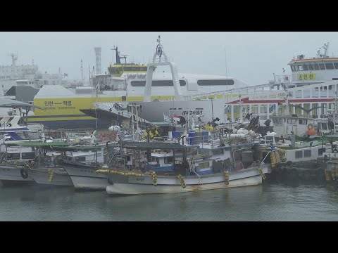 서해 풍랑주의보…인천∼섬 9개 항로 여객선 운항 통제 / 연합뉴스TV (YonhapnewsTV)