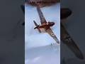P-51 Shooting Down BF-109!!! #history #education #ww2