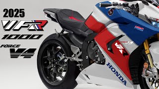 2025 Honda VFR1000F V4 New Model With Cooler Appearance Than Ducati V4