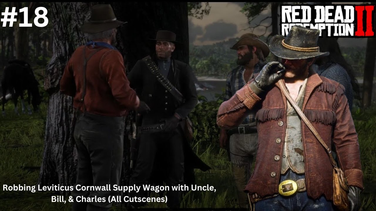 RDR2: Robbing Leviticus Cornwall Supply Wagon with Uncle, Bill ...