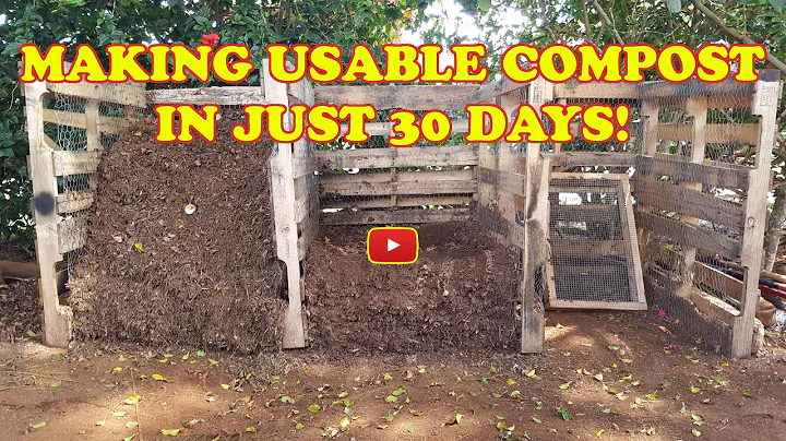 Making Compost in 30 Days Using Pallet Wood Bins