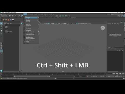 Create Custom Shelf #Maya 2023