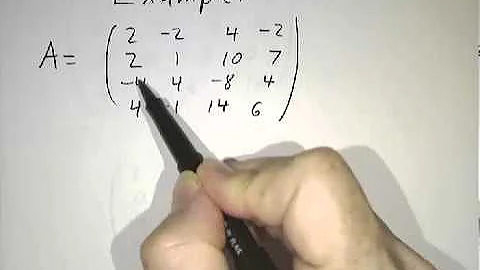 Row reduction, row-echelon form and reduced row-echelon form