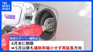 4月末が期限のガソリン補助金　7回目の延長へ｜TBS NEWS DIG