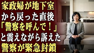家政婦は地下室に降りたあと私に言った：「すぐに警察を呼んでください」…警察が到着した後、そこには恐ろしい光景が広がっていた。