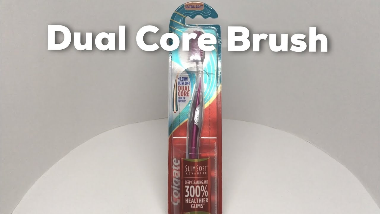 Colgate Core Colgate Slimsoft Dual Core Toothbrush - YouTube