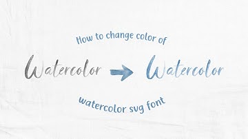 Change SVG Font Color Easily in Adobe Illustrator CC