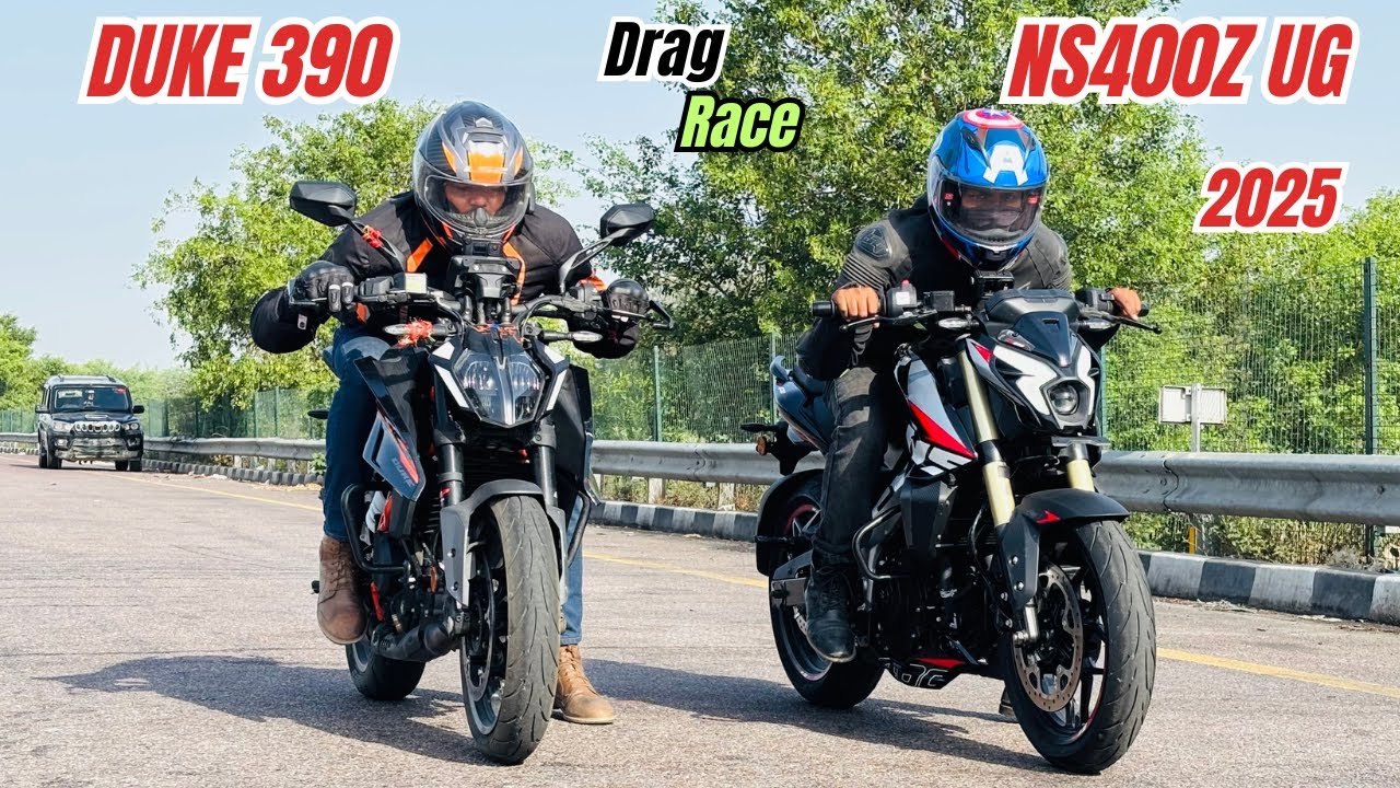 2025 NS400Z UG vs Duke 390 Gen 3 Performance Test