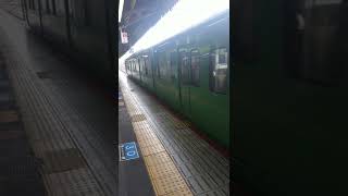 【お出迎え】〜湖西線113系普通電車〜京都駅到着〜