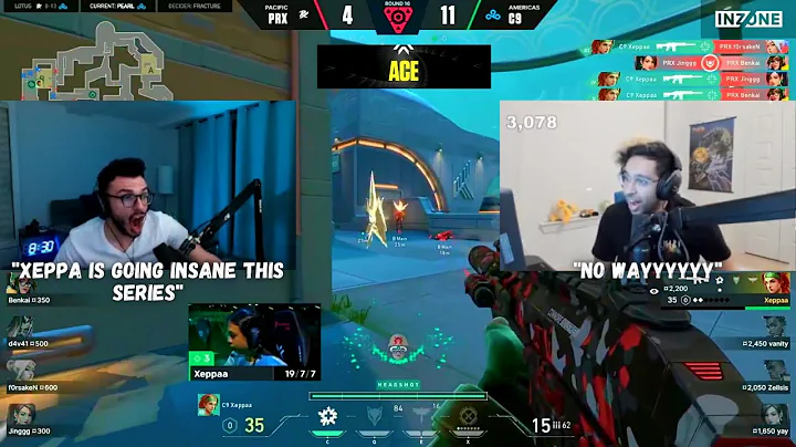 SEN Tarik & G2 ShahZaM Reacts To Xeppa's ACE CLUTCH VS PRX In VCT