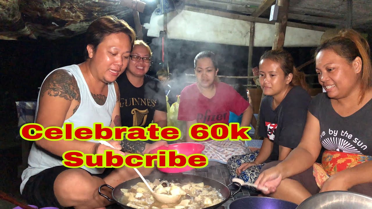 Masak Salai Babi Hutan Sup Campur Umbut Sawit,Celebrate 60k Subcribe I Love You All...
