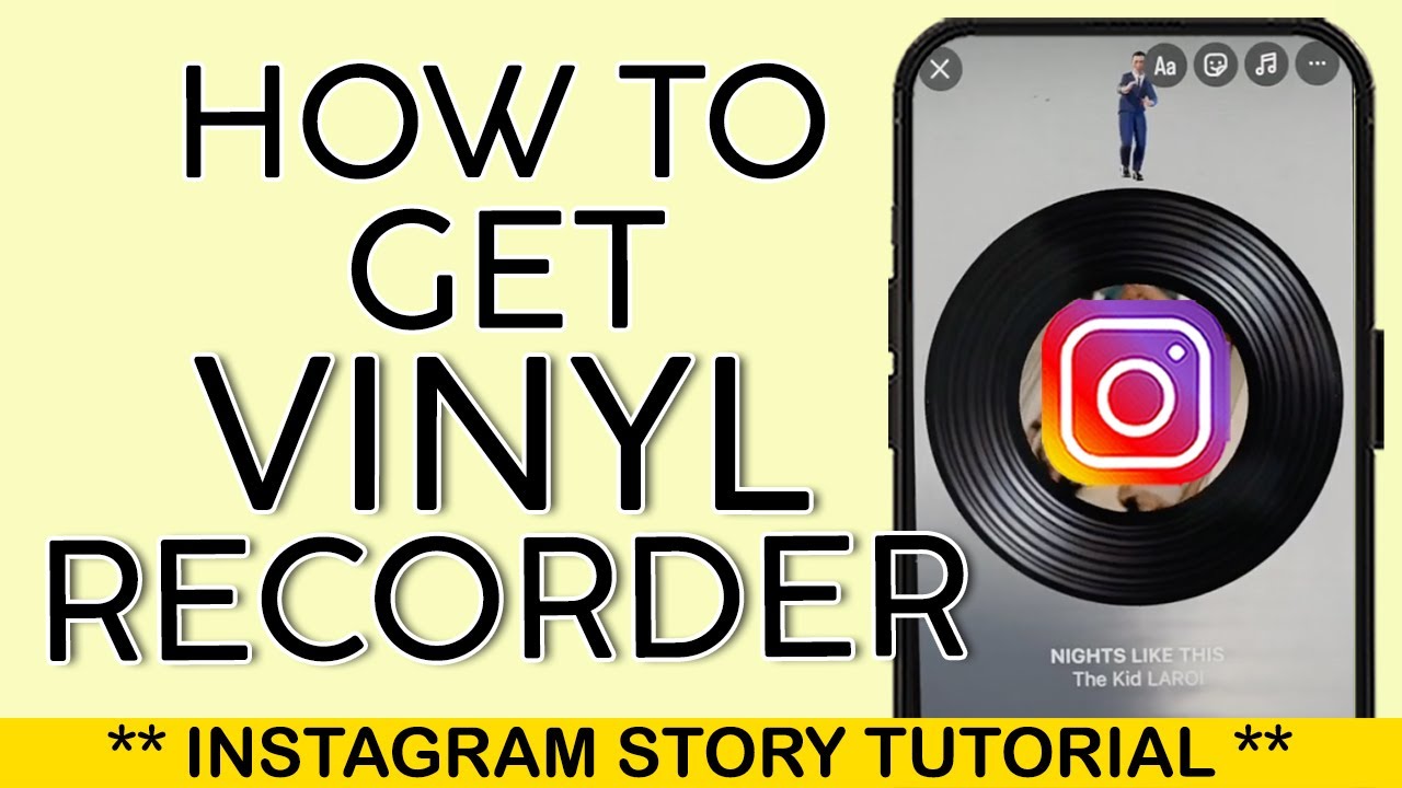 how-to-get-spinning-disc-music-sticker-on-instagram-story-vinly