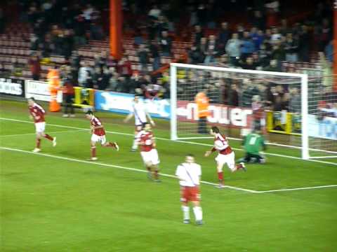 Brett Pitman Penalty For Bristol City v Crystal Pa...