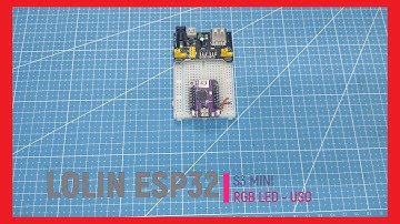 ESP32 S3 mini led RGB. COMO ?