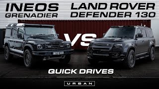 Ineos Grenadier vs Land Rover Defender 130 by Urban - On-road Impressions | URBAN QUICK DRIVES EP01