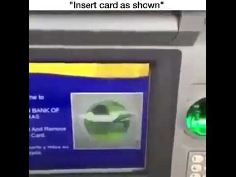 how to insert atm card as shown youtube photo insert card