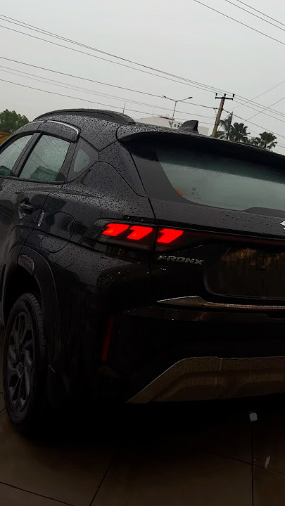 Black colour me Fronx Delta plus ki looks automatic #fronx #suv #black