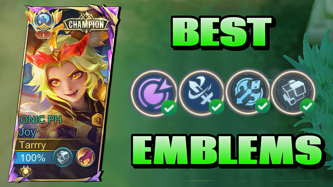 Good Emblems JOY BEST EMBLEMS! STILL GOOD IN 2026? THANKS MOONTON TO KNOW ME THIS IS ...