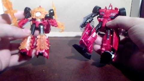Vid 69 Transformers Prime RID Battle Pack Sideswipe & Anvil