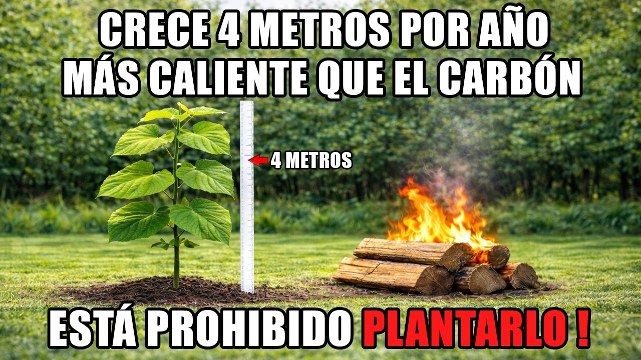 El Árbol Que Crece 4m Por Año: Quema Más Caliente Que El Carbón, Por Qué Su Cultivo Es Ilegal?
