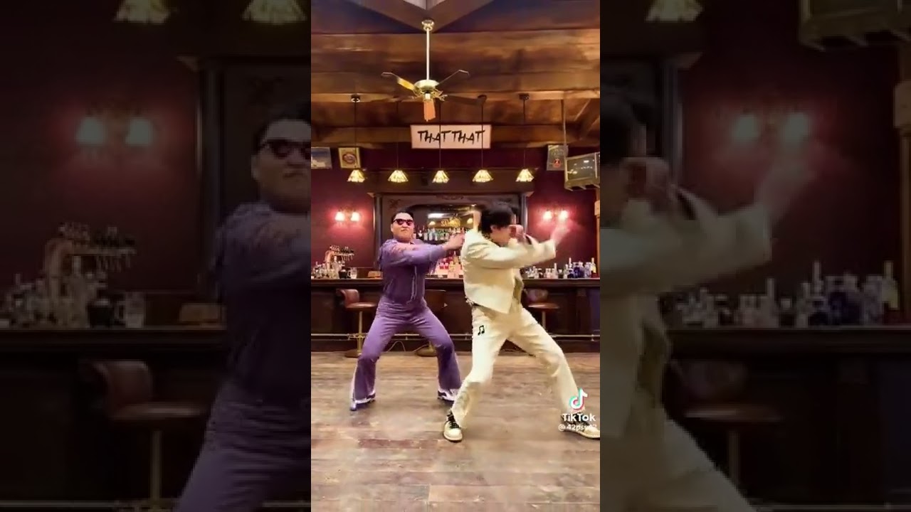 PSY AND YOONGI ON TIKTOK
