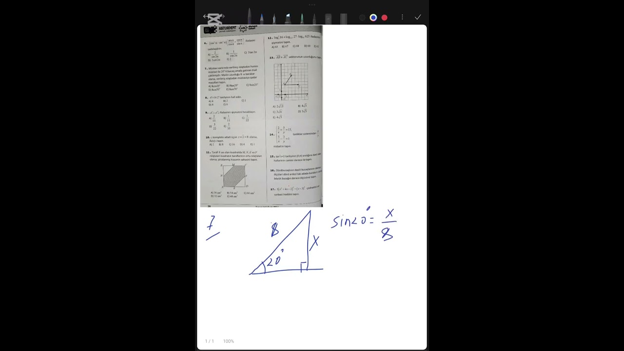 DİM 20 Sınaq.    Sınaq 11